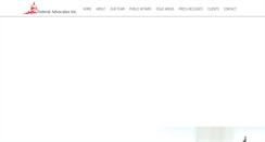 Desktop Screenshot of federaladvocates.com